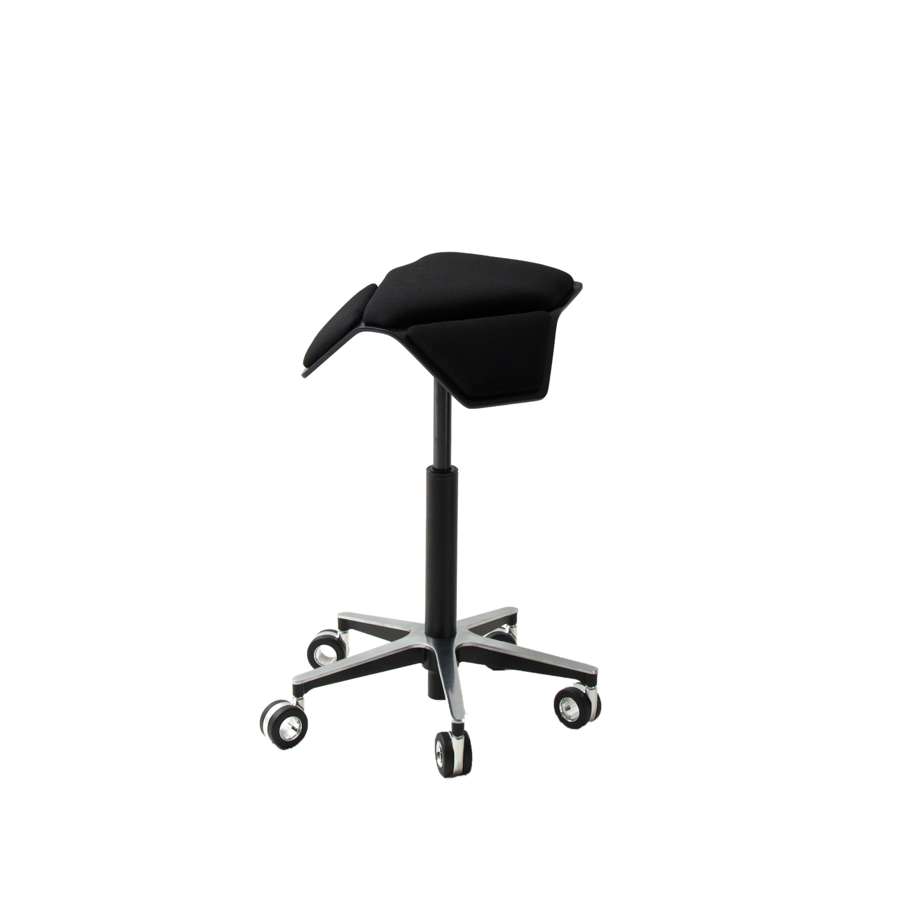 Iloa+ chair Black seat with Balck fabric