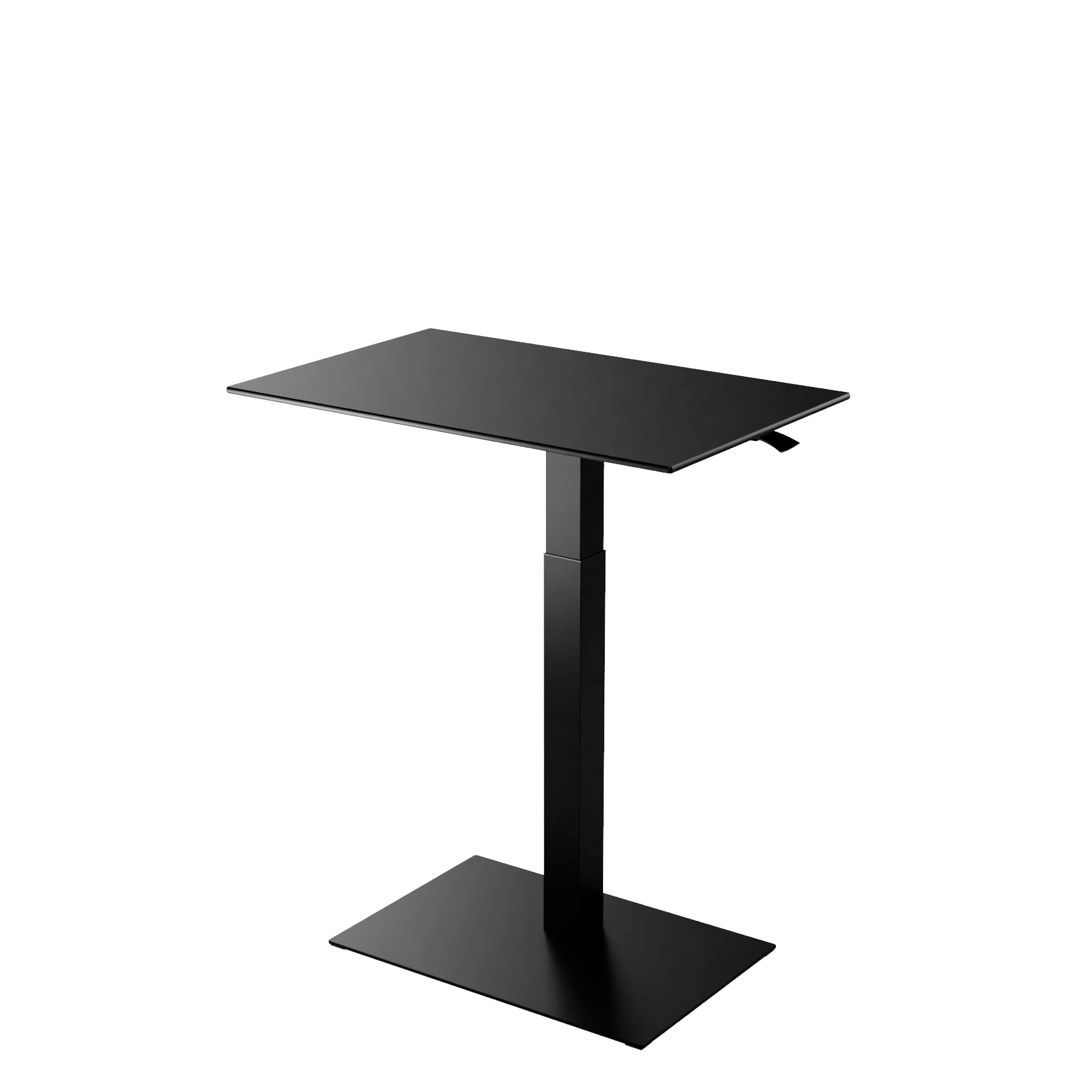 Height adjustable desk Mahtuva L  Black is good choice for remote workers by Selkastore