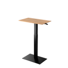 Height adjustable desk Mahtuva M Oak with black base is good choice for remote workers by Selkastore