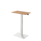 Height adjustable desk Mahtuva M Oak with white base is good choice for remote workers by Selkastore