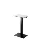Height adjustable desk Mahtuva S Blackwhite with black base is good choice for remote workers by Selkastore