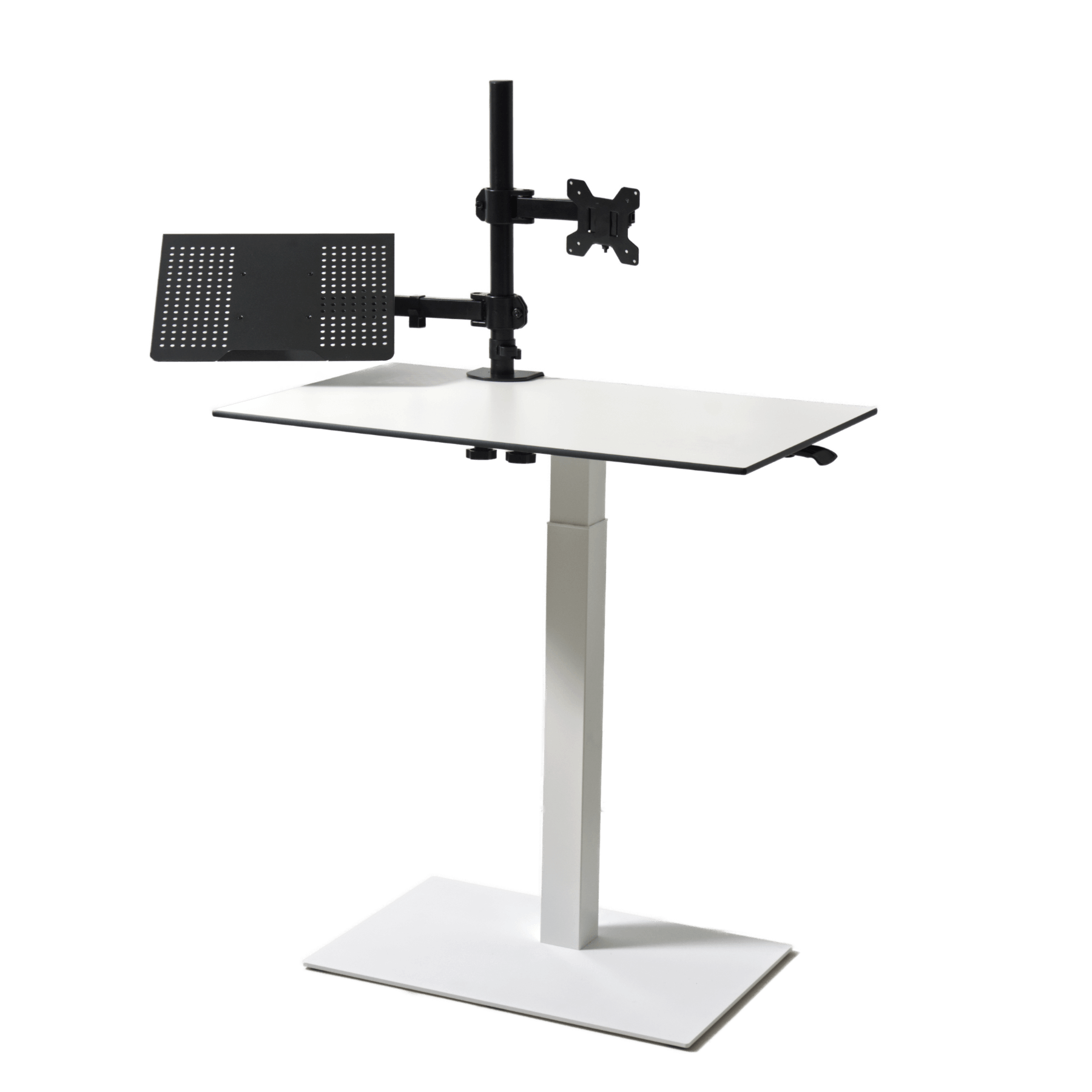 Monitor Arm Single with SELKA MAHTUVA L table