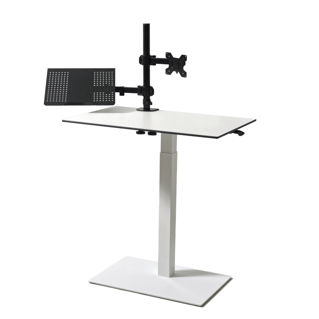 Monitor Arm Single with SELKA MAHTUVA L table