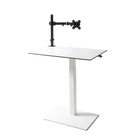 Monitor Arm Single with SELKA MAHTUVA L table