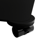 Move your SOPIVA table more easily with wheels. Black wheel.