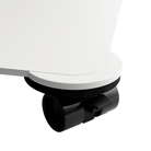 Move your SOPIVA desk more easily with wheels. White wheel.