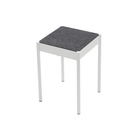 La Table-B1/FG stool with felt seat, white