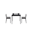 Black La Table-C1T chair with a La Table table