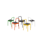 La Table-C1T/i/FG chairs with felt seat in several colours