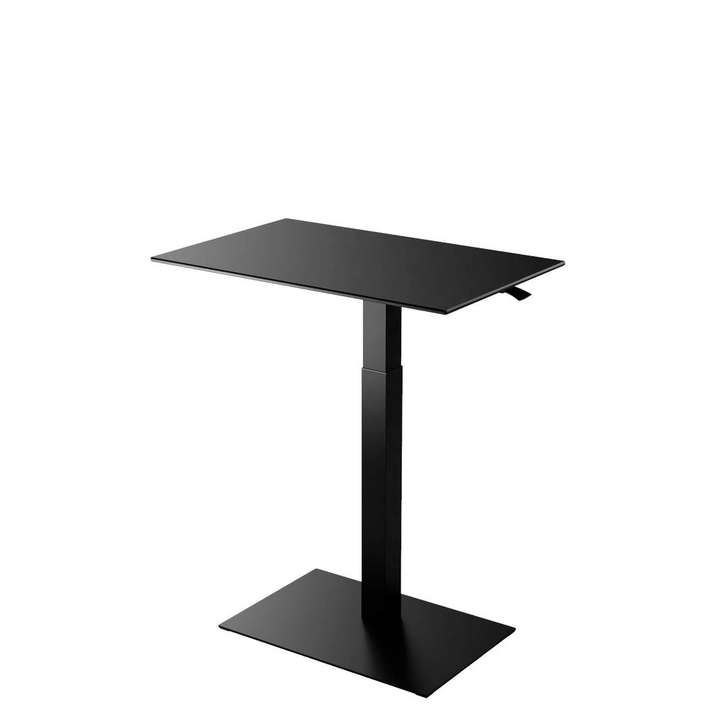 Height adjustable desk Mahtuva L  Black is good choice for remote workers by Selkastore