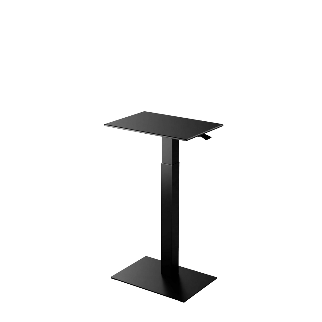 Height adjustable desk Mahtuva S Black is good choice for remote workers by Selkastore