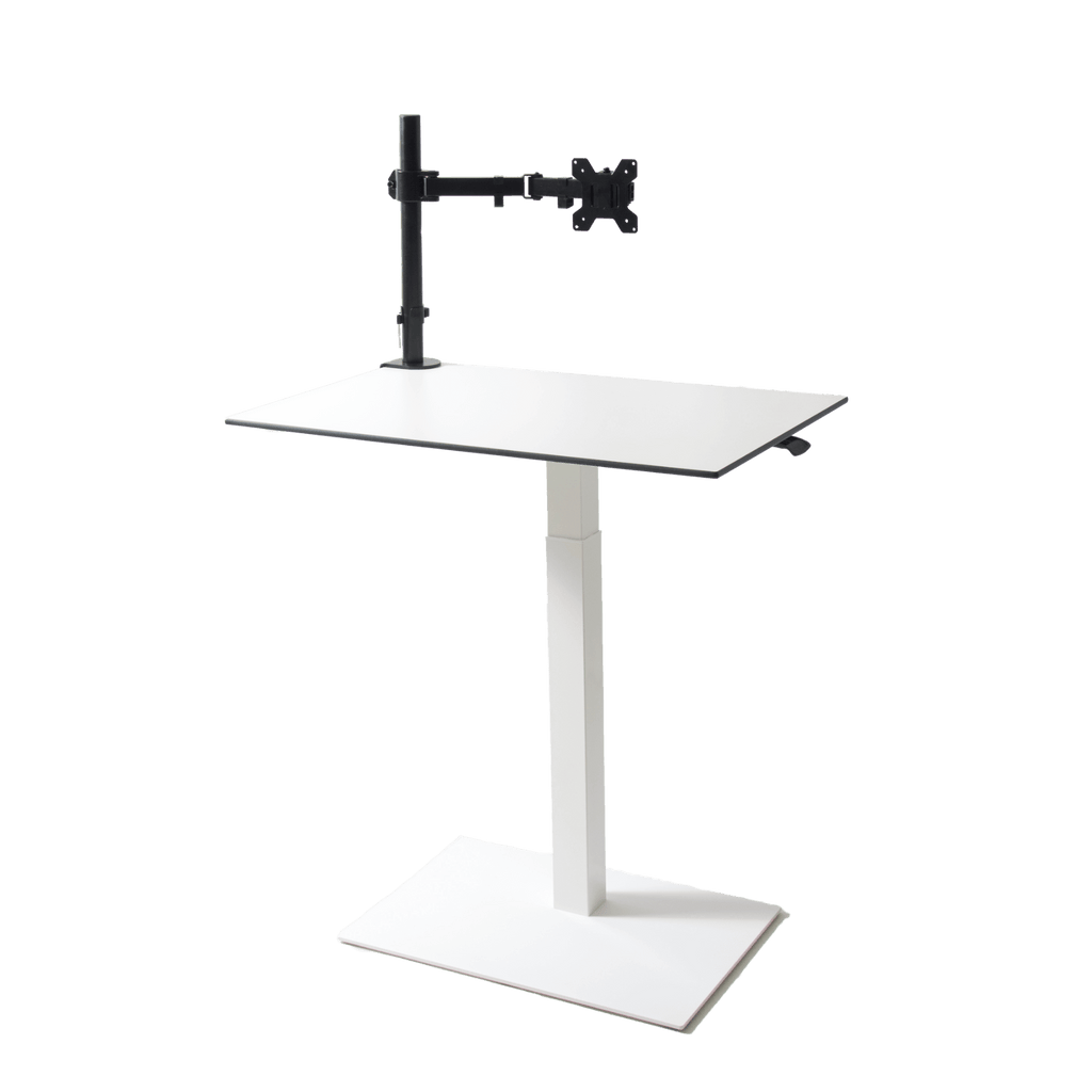 Monitor Arm Single with SELKA MAHTUVA L table